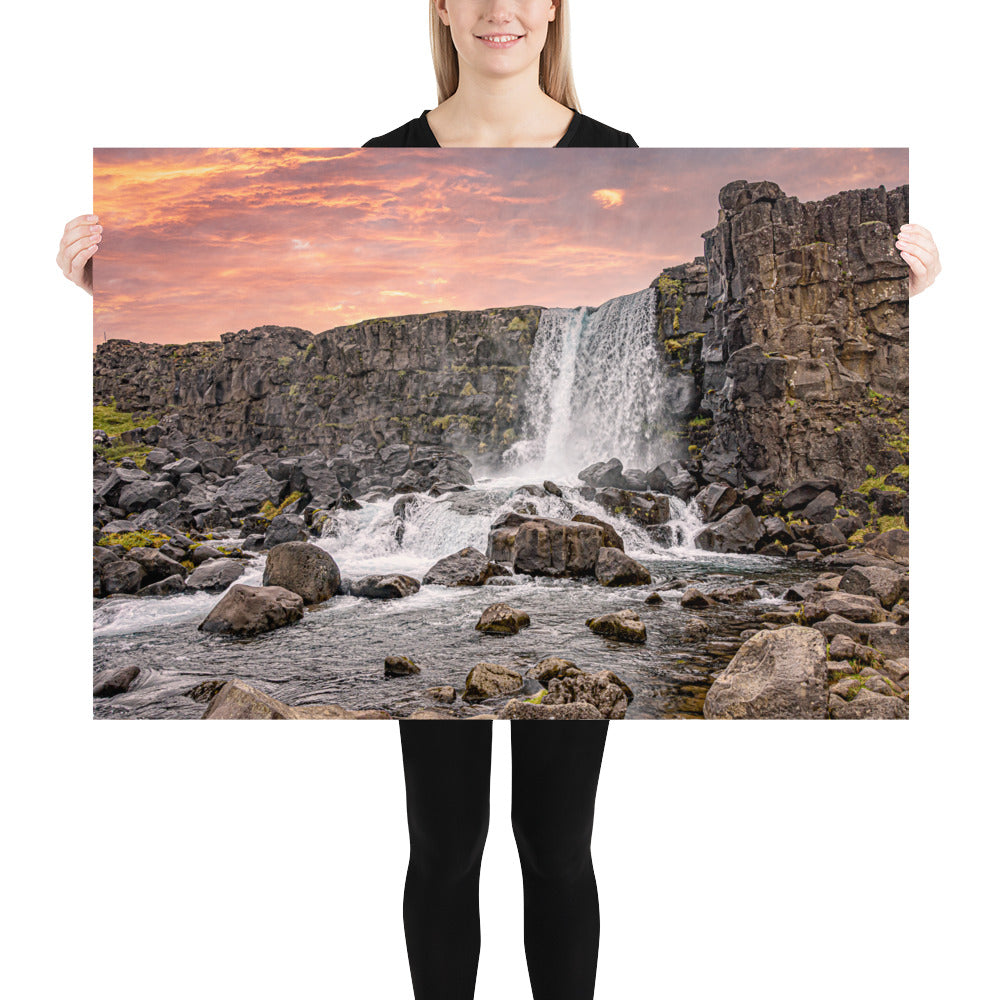 Thingvellir-Wasserfall